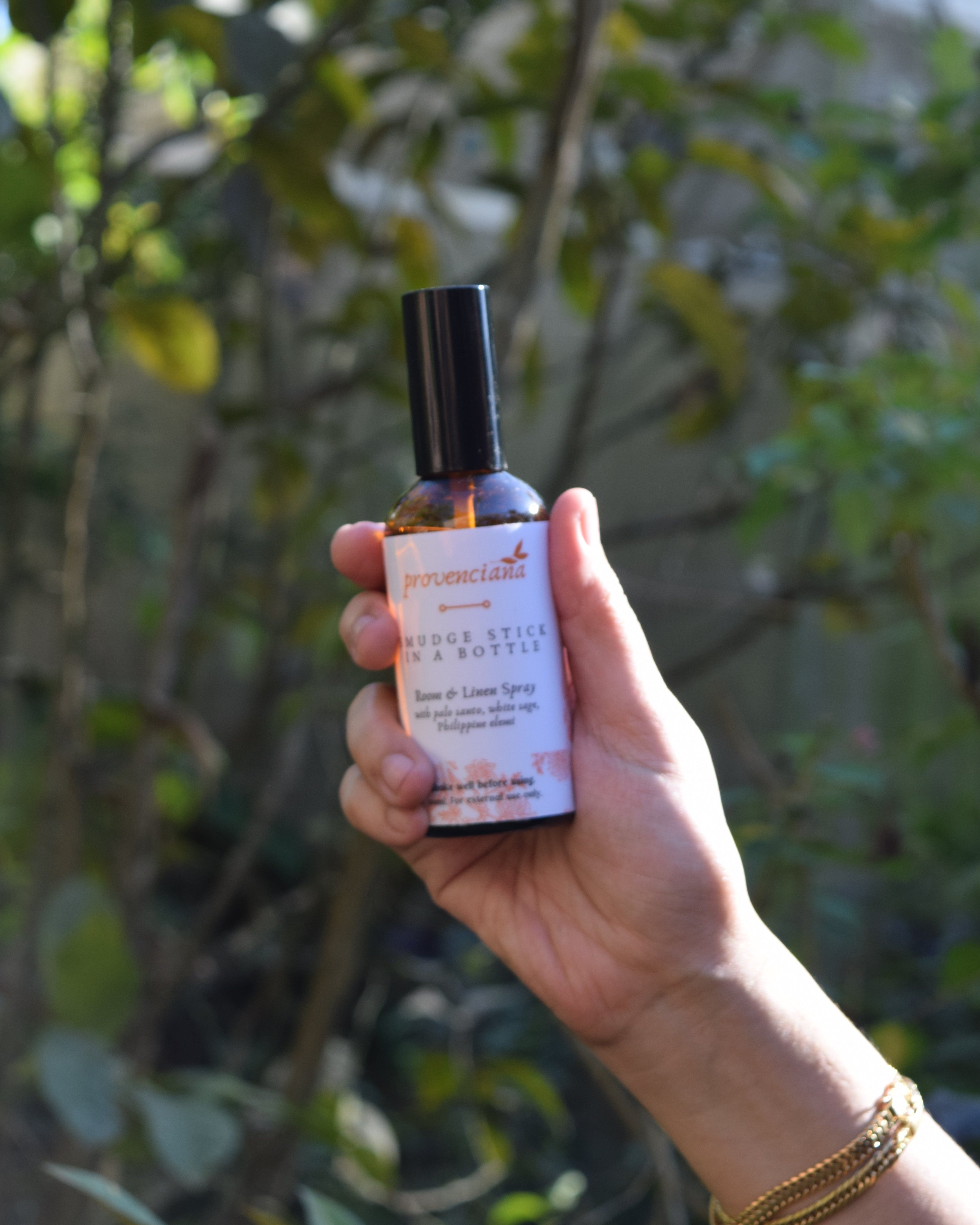 Smudge Stick in a Bottle